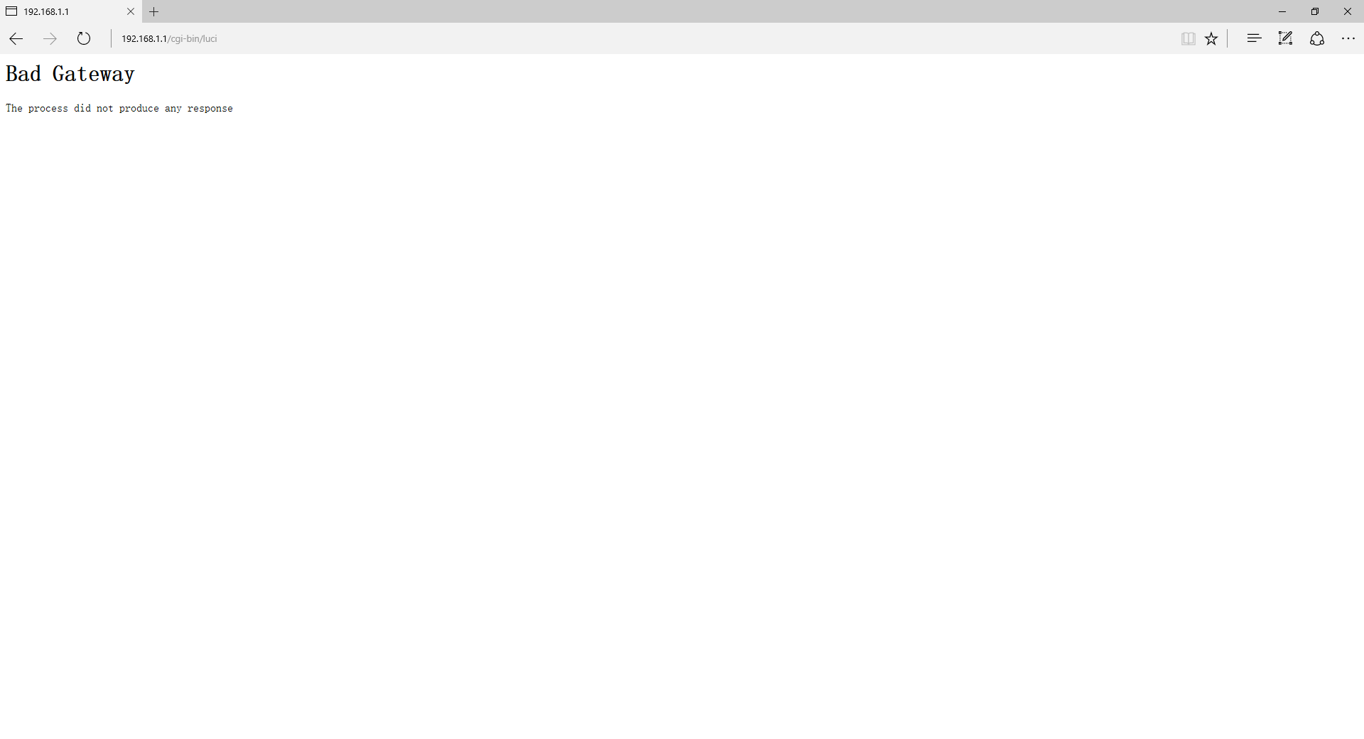 Luci Error Luci Error