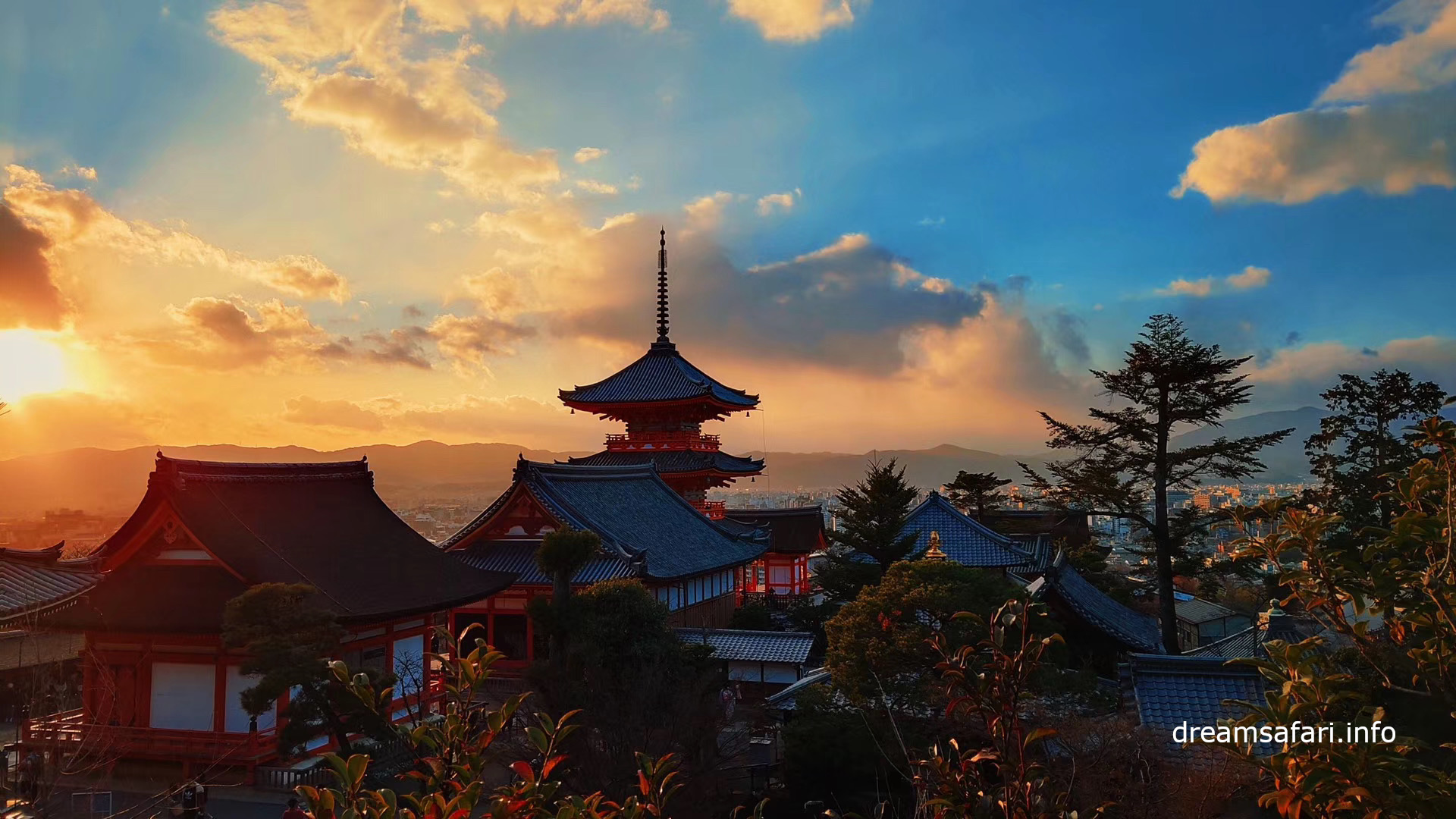 清水寺日落